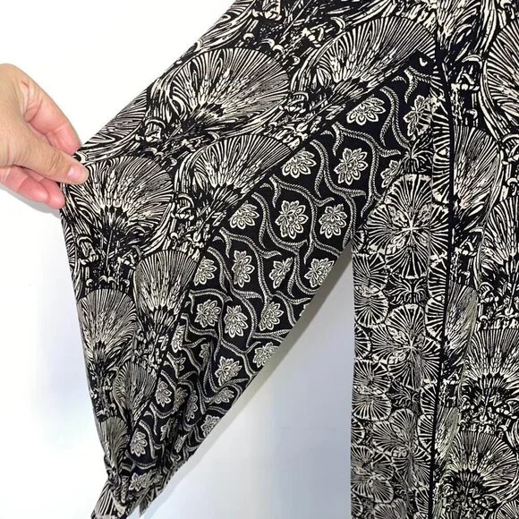 Wayne Kastning For Helga Shift Dress Size 14 Womens Vintage Long Sleeve Lined - Picture 12 of 16